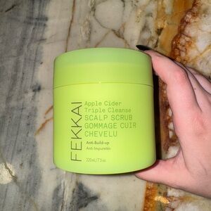 FEKKAI Apple Cider Triple Cleanse Scalp Scrub – Green